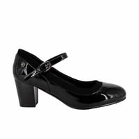 Zapatos Alquimia 35/40 De Cueca Negro Charol 3368-20 - Talla 37