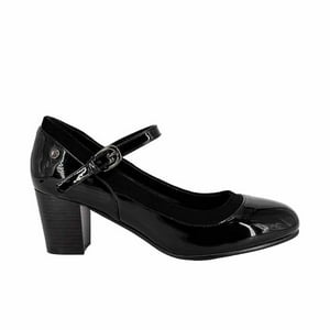 Zapatos Alquimia 35/40 De Cueca Negro Charol 3368-20 - Talla 37