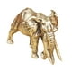 thumbnail image 4 of Adorno De Elefante De Latón, Estatua De Metal Coleccionable Feng Shui Para Mesa De Oficina, 4 of 5