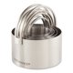 thumbnail image 3 of Cortadores de Galletas RSVP International 7 cm‑4 cm, Juego de 4, 3 of 8