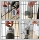 thumbnail image 5 of Dispensador de agua para perros y gatos, botella de 500 ml, para jaula, dispensador antigoteo (gris), 5 of 5