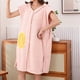 thumbnail image 3 of 1pc Super Absorbent Hooded Bathrobe for Women - Perfect for Shower, Spa, and Bath - Includes Hat and Big Bath Towel, 3 of 5