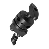 Magideal - Cabezal De Agarre Para Soporte De Luz, Adaptador De Montaje, Aleación De Aluminio Para Soporte De Luz, Soporte C, Cabezal De Agarre Para Estudio De Negro