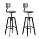 thumbnail image 1 of pack 2 Taburete Silla Bar Cocina Piso Alto Madera Metal Estilo Industrial, 1 of 10