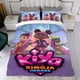 thumbnail image 4 of Kiya y los Héroes Kimoja Conjunto de sábanas temático, trío de piezas, cómodo y amigable con la piel, diseño único, regalo de decoración para el hogar para familiares, amigos y fans,173cm *218cm, 4 of 6