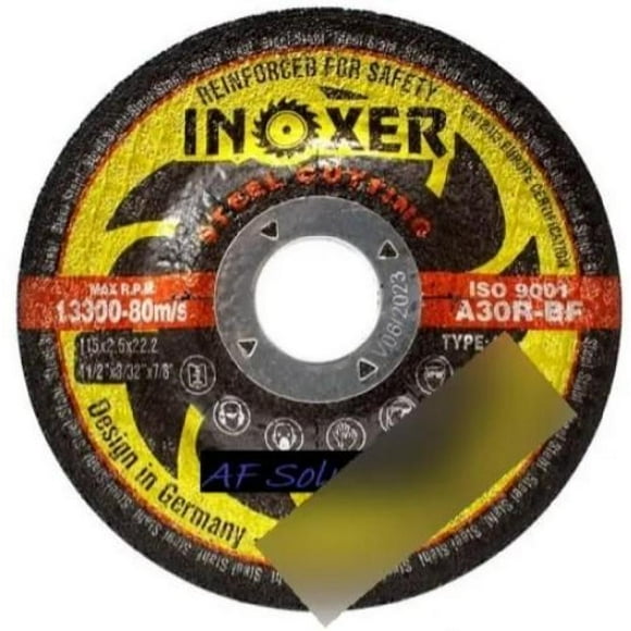 Disco De Corte De 4 1/2x25 Metal X10