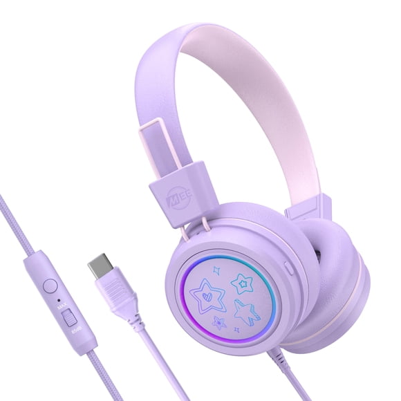 Auriculares MEE audio KidJamz KJ55 Safe Listening USB-C Lavanda