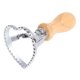 thumbnail image 2 of Acero Ravioli Stamp Maker Cutter Pasta Maker Mold & Wooden Handle Heart, 2 of 5