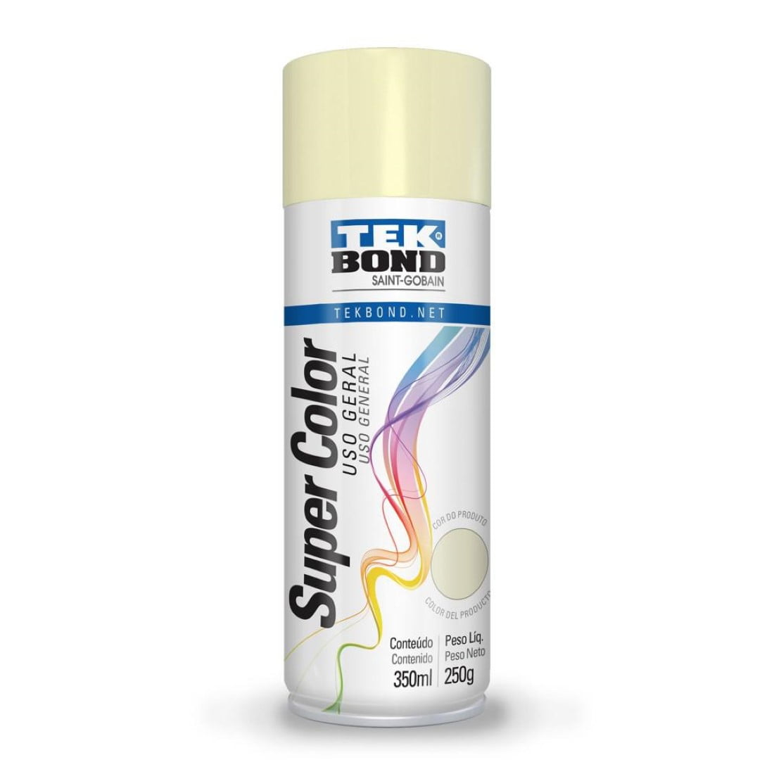 Tekbond - Pintura Acrilica Aerosol 350ml Uso General Beige