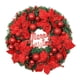 thumbnail image 5 of Guirnalda De Puerta De Navidad Guirnaldas De Hojas Verdes Adorno De Bola Para Vacaciones Rojo, 5 of 5