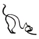 thumbnail image 3 of Estatuilla De Perro Gato Abstracto Estatua De Escultura Animal Realista 11x16x0,5 Cm, 3 of 5