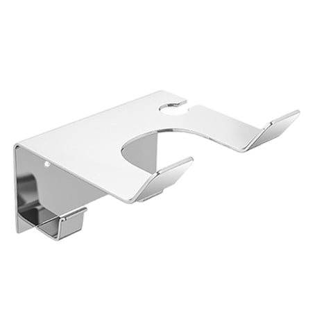 Magideal - Soporte Para Secador De Pelo De Acero Inoxidable, Soporte Para Secador De Pelo, Almacenamiento De Herramientas De Peluquería, Montado En La Pared, Org Argén