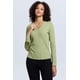 thumbnail image 1 of Polera Mujer Rib Lisa Verde Musgo, 1 of 4