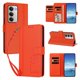 thumbnail image 2 of Funda Cartera Trébol para Xiaomi Redmi 15 4G/5G con Ranuras Tarjetas y Carga Inalámbrica Naranja, 2 of 6