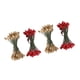 thumbnail image 3 of 200 Unids Bayas De Doble Cabeza Artificial DIY CRAFT DARK ROJO Dorado, 3 of 5