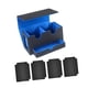 thumbnail image 1 of Caja Para Baraja De Cartas, Funda Protectora De Piel Sintética Con Cajón, Interior, Color Azul, 1 of 3