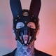 thumbnail image 1 of Rabbit Long Ear Leather Mask for Masquerade, Halloween, and Sex Toys - Perfect for Cosplay and Costume Accessories, 1 of 5