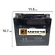 thumbnail image 3 of Bateria de Gel para Moto Bajaj Pulsar Ns 150 / Ns 160, 3 of 4