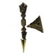 thumbnail image 5 of Budismo Tibetano De Doble Capa Dorje Vajra Phurba Amuleto Adorno Artesanal De Nepal, 5 of 7