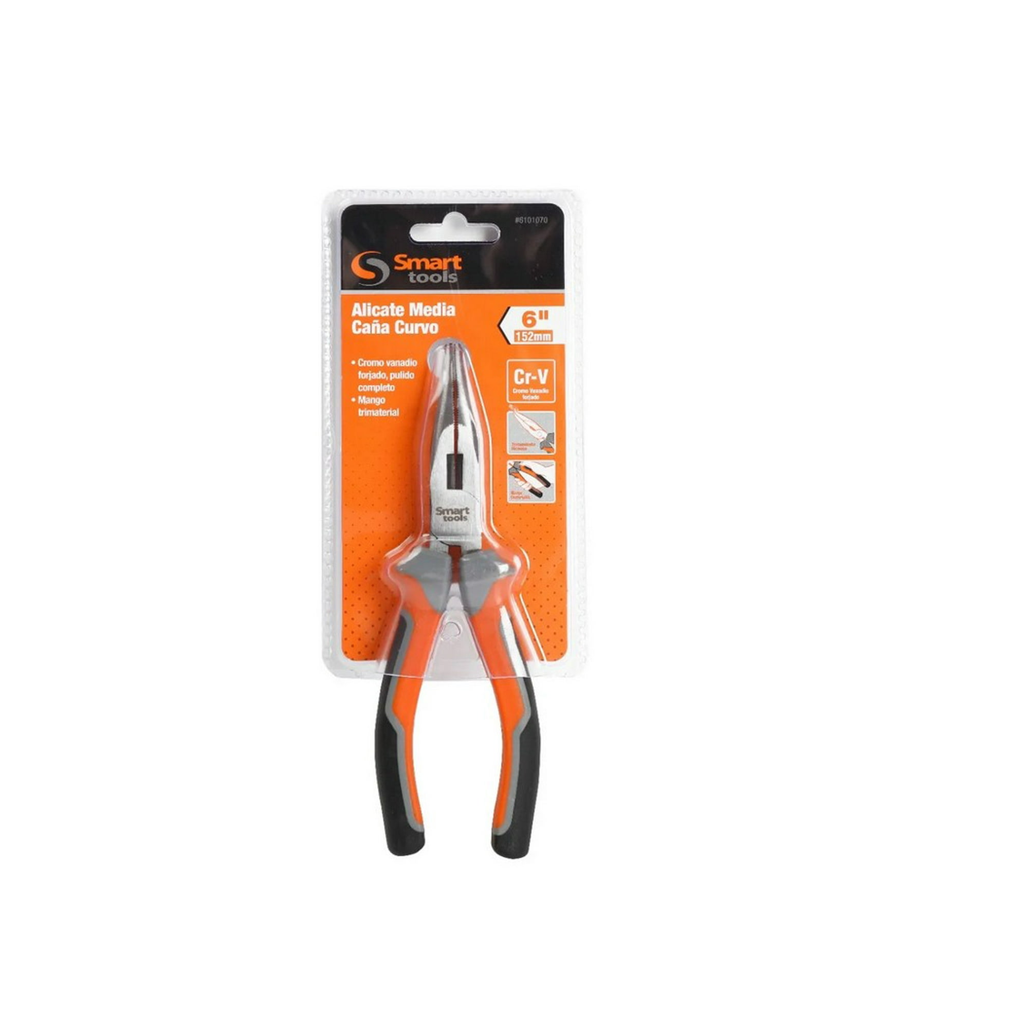 Smart Tools - Alicate De Punta Curva 6 Pulgadas