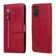 thumbnail image 1 of Funda con Cremallera para OPPO A52/A72/A92, Carcasa Cartera de Cuero PU con Soporte y Tarjetero, 1 of 6