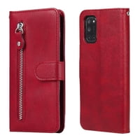 Gangxun - Funda Con Cremallera Para Oppo A52/A72/A92, Carcasa Cartera De Cuero Pu Con Soporte Y Tarjetero