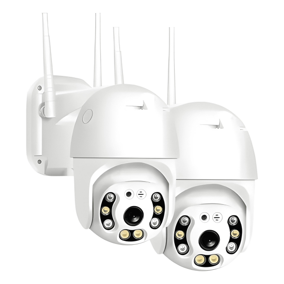 X2 Camaras Domo Ip Wifi Hd Motorizada Nocturna App Yoose