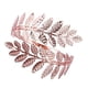 thumbnail image 4 of Remolino Forma De Hoja Brazo Superior Brazalete Brazalete Brazalete Pulsera Brazalete Oro Rosa, 4 of 5