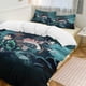 thumbnail image 1 of Demon Slayer Anime Home Bed 3-piece Set Classic Japanese Anime Polyester Wash Student Dormitory Set, 1 of 5