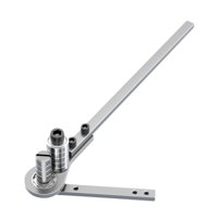 Magideal - Máquina Dobladora De Metal Manual, Herramienta Dobladora De Tubos Que Ahorra Esfuerzo, Dobladora De Barras De Acero, Dobladora De Ángulos Para Soporte Para 1 Mm A 4 Mm