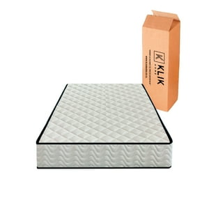 Klik Muebles - Colchón 25 Cm Klik Home Espuma Resortes Pocket Spring 1.5 Plazas