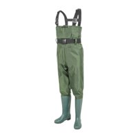 Magideal - Vadeadores De Pesca Con Botas Para Hombres Y Mujeres, Pantalones De Agua Antideslizantes, Vadeadores De Pecho, Pantalones De Vadeo Para Jardinería, Verde