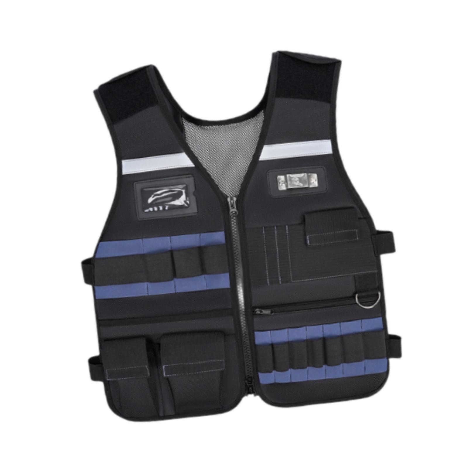 Ioensy - Chaleco Para Herramientas De Electricista Chaleco De Trabajo Resistente Para Electricistas Ingenieros De Carpintería