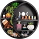 thumbnail image 1 of 1pc Crescent Moon Shelf For Crystal Stones, Essential Oils, Small Plants And Art, Crystal Display Shelf, Gothic Wall Decor, Rustic Boho Shelves, Wooden Hanging Floating Shelf (Black), 1 of 2
