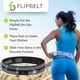thumbnail image 5 of Cinturón Reflectante para Correr FlipBelt Negro Mediano, 5 of 7