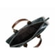 thumbnail image 3 of Cartera Sharo Classic Leather Duffle Blanco y Negro, 3 of 4
