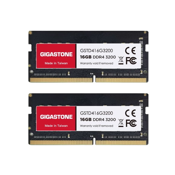 Kit DDR4 RAM GIGASTONE de 32 GB (2 x 16 GB) SODIMM de 3200 MHz