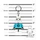 thumbnail image 3 of Llavero IQ LEGO Star Wars Stormtrooper Light 7,6 cm, 3 of 8