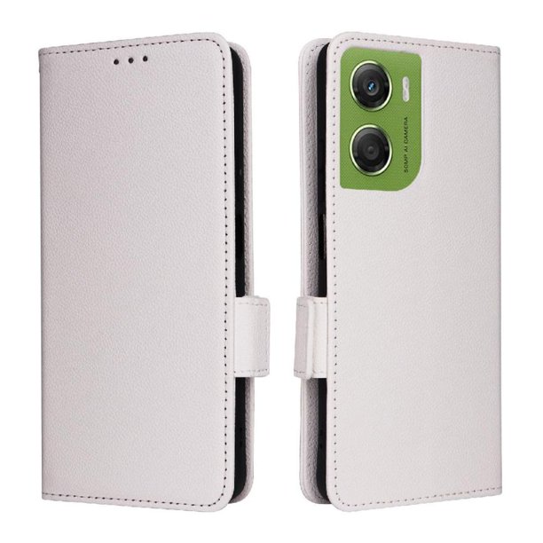 Funda Cartera para Motorola Moto G06 Power Tapa Flip con Ranuras y Soporte Blanco