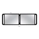 thumbnail image 3 of Espejo Doble Retrovisor Peluqueria Barberia, 3 of 3