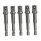 thumbnail image 4 of Juego De 5 Adaptadores De Extensión De Enchufe De Acero Para Herramientas Eléctricas De Carpintería De 3,75 Mm, 4 of 5