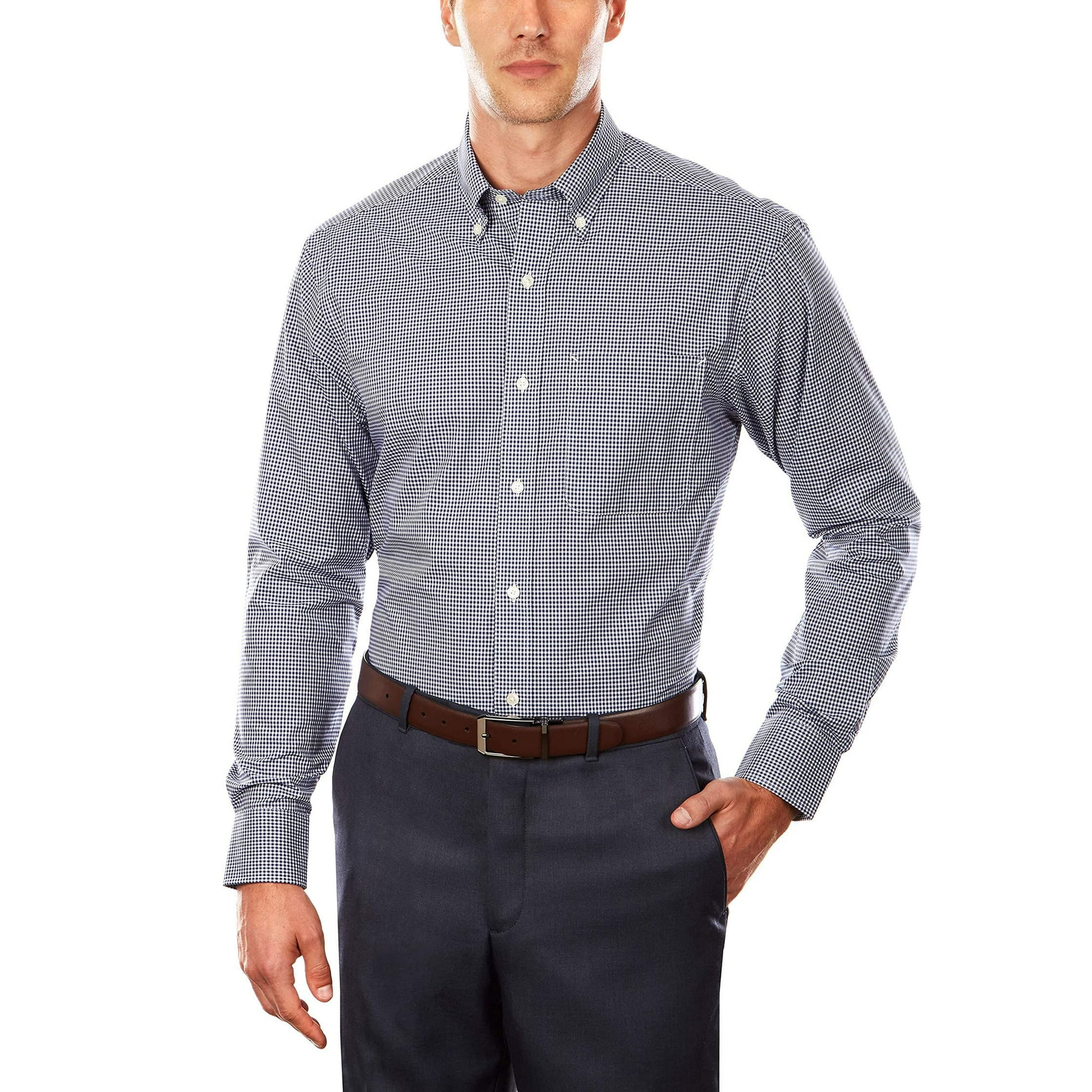 Camisa De Vestir Tommy Hilfiger, Corte Regular, A Cuadros Vichy, No Planchados