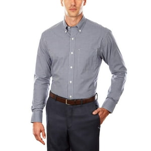 Camisa De Vestir Tommy Hilfiger, Corte Regular, A Cuadros Vichy, No Planchados