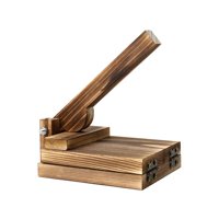 Bothyi - Prensa De Tortilla De Madera, Herramienta Manual De Prensa De Bola De Masa Para Picnic, Horneado, Hogar, Cuadrado