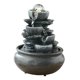 thumbnail image 4 of Fuente De Mesa Con Luces LED Cubierta Paisaje Meditación Cascada Interior Estilo B, 4 of 5