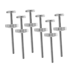 Magideal - Varilla Roscada Para Puerta De Bebé, Extensión Para Puerta De Bebé, Herrajes Versátiles, Instalación Rápida, Accesorio De Tornillo, Extensión Para Int