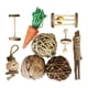 thumbnail image 2 of Juguete Para Masticar Hámster De Madera, Hámster, Conejo, Conejillo De Indias, Juego De Accesorios De Juguete J, 2 of 5