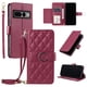 thumbnail image 5 of Funda tipo billetera FOXDOCK para Google Pixel 7 Pro – Tapa abatible con correa para mujer, 5 of 5