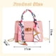 thumbnail image 4 of Bolso de mano de moda para mujer, diseño de bufanda de seda, mini bolso de cadena, bolso bandolera de hombro., 4 of 5