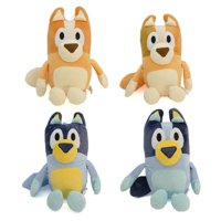 Total E-Commerce - Pack 4 Peluches De 30Cm Bluey Family Bingo Papa Y Mama